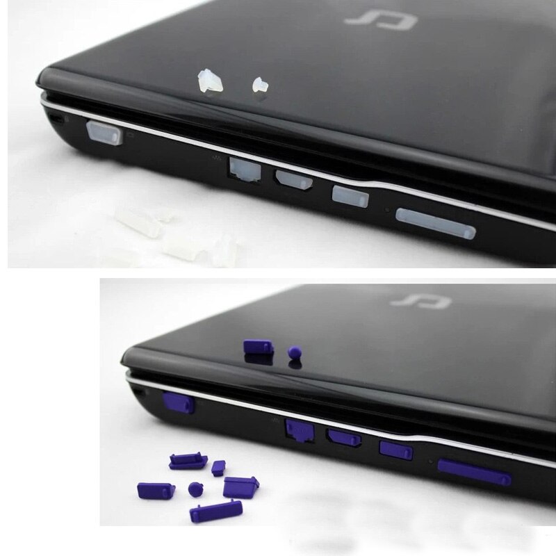 Prise Anti-poussière en Silicone coloré, prise Anti-poussière pour ordinateur portable, prise usb, accessoires d'ordinateur, 13