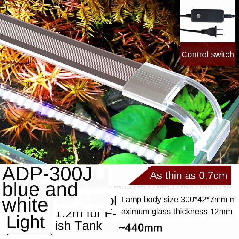 Aquarium led beleuchtung led gepflanzt aquarium beleuchtung aquarium lampe Gras Lampe Stroh tank lampwaterproof beleuchtung volle spektrum: 4.5W For40-44cm Tank