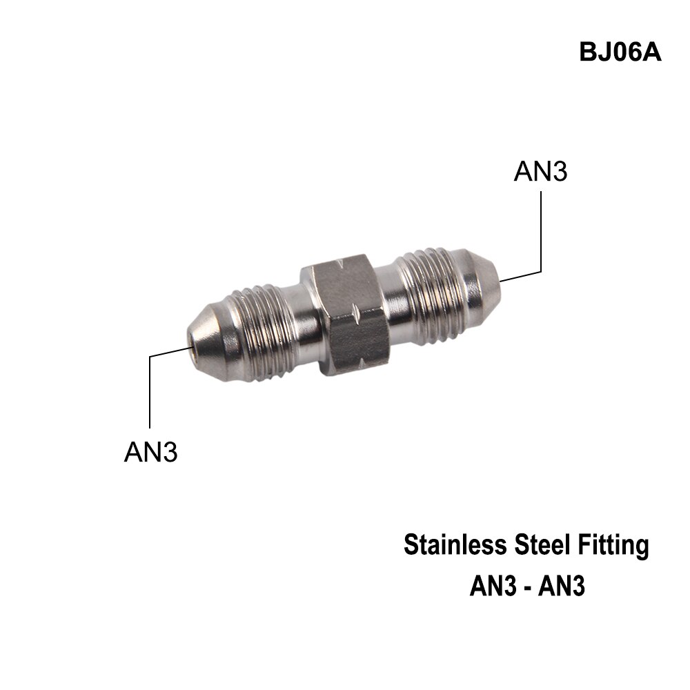 AN3 Motorcycle Motor Bike Hydraulic Brake Oil Hose Line Banjo Fitting m10x1 stainless Steel 10mm: BJ06A