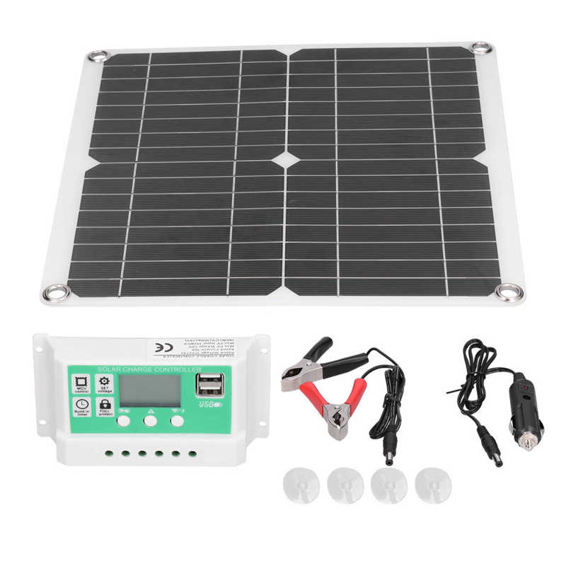 Solar Panel Kit Lightweight Photovoltaic Module for Hiking for Mountaineering for Camping