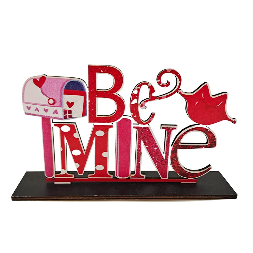 Panneau de Table en bois pour la saint-valentin, décoration romantique, centre de Table, lettre de mariage, pour la saint-valentin: 4