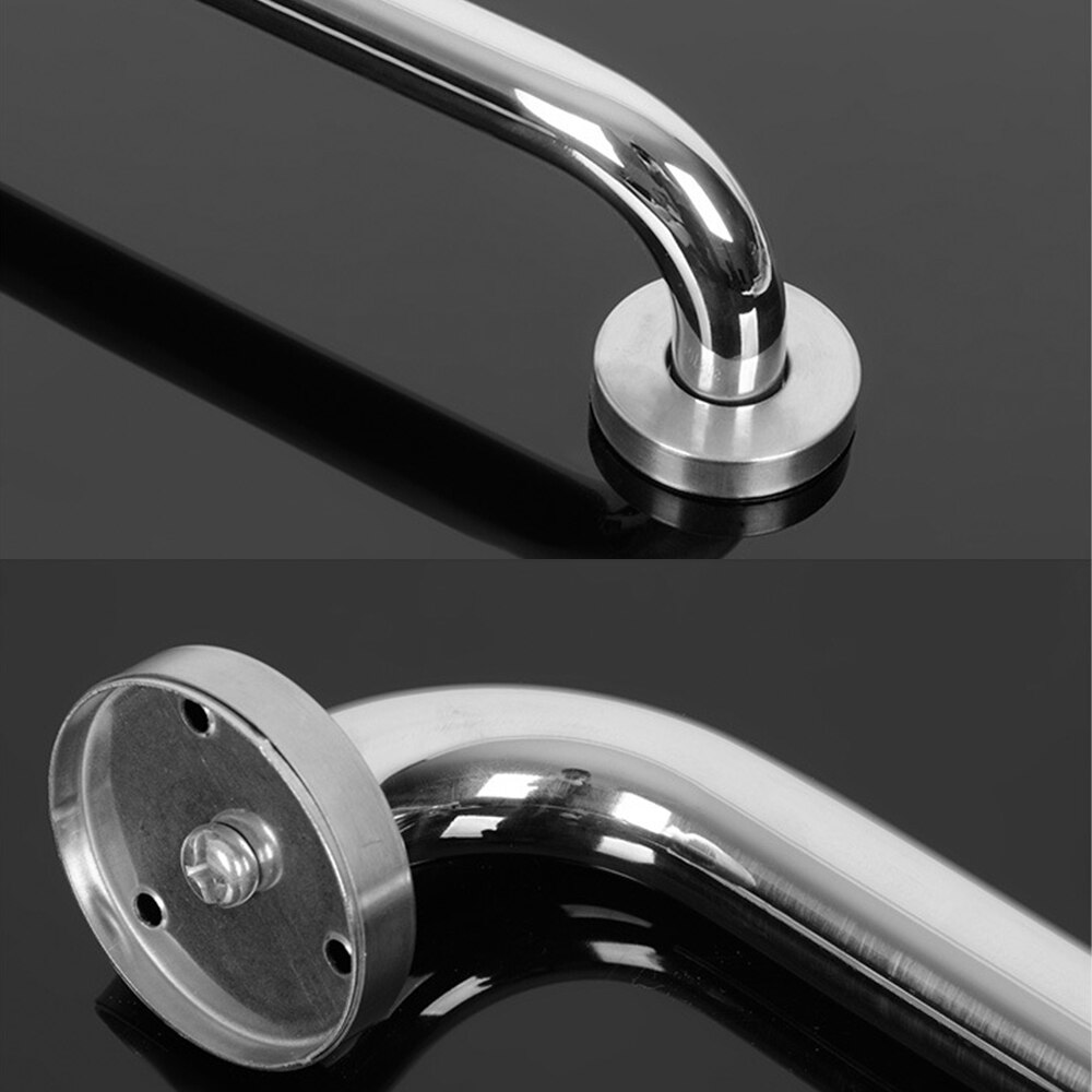 2 stk rustfrit stål 30/40/50cm badeværelses badekar gribehåndtag badeværelse bruser sikkerhedsstøtte håndklæde håndklædeholder