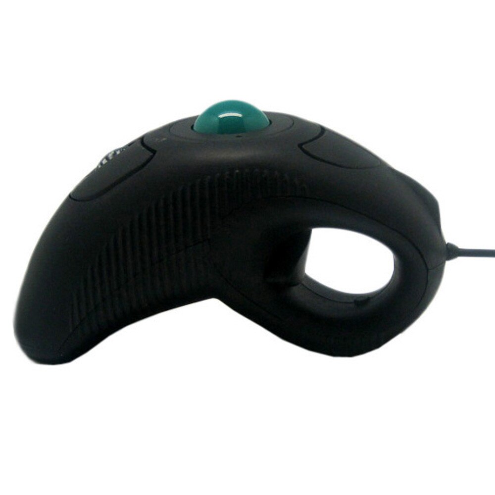 Optical USB Trackball Mouse Finger Using Win7 OS Mice Cable Grip / Desktop Dual-purpose Track Mouse For Laptop PC Home Computer