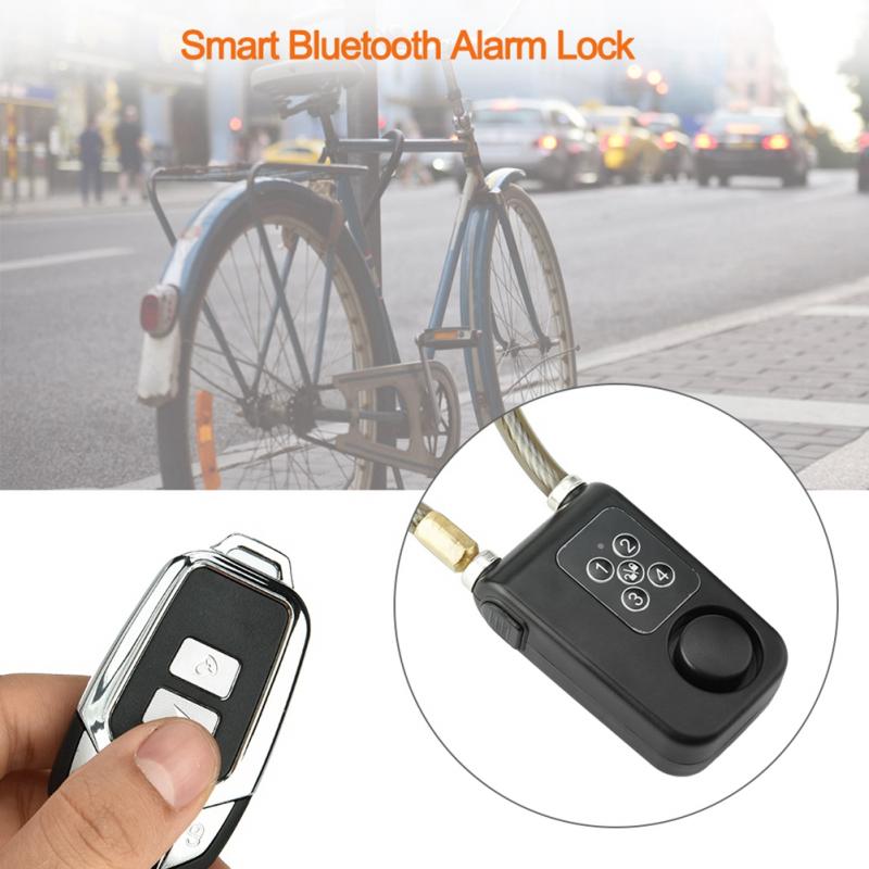 Y787R Draadloze Afstandsbediening Alarm Lock Elektrische Fiets Motorfiets Code Staal Cable Chain Lock