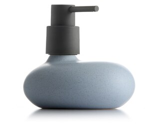 230ML Ceramic Lotion Bottle Home Bathroom Divide Empty Bottles Shampoo Shower Gel Bottle Hand Sanitizer Bottles Soap Dispenser: blue