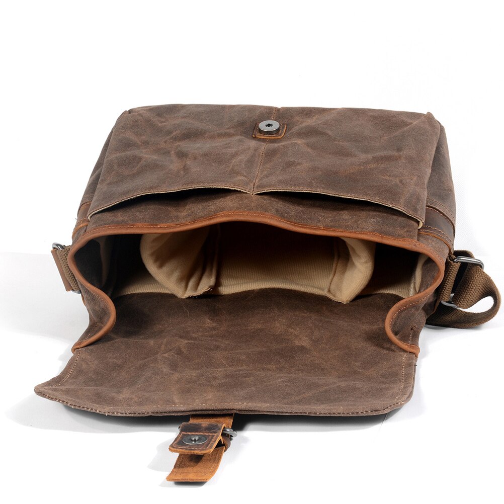 Camera Bag Shoulder Casual Portable Canvas Camera Bag Protective Bag SLR Camera Bag For Outdoor Travel