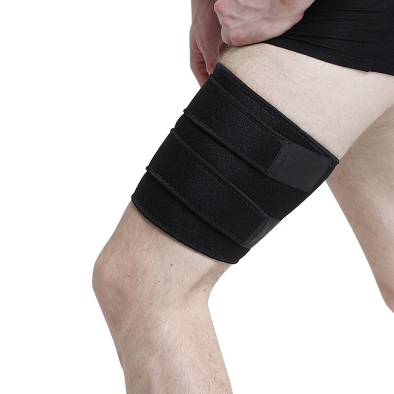 Novo estilo de esportes ao ar livre futebol basquete vôlei segurança perna coxa proteção muscular shin guarda almofadas suporte cinta