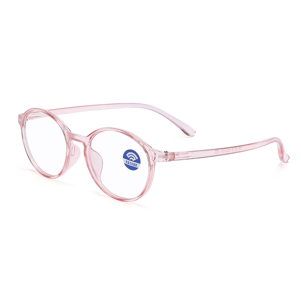 1 Pc Unisex Draagbare Optische Ultra Hars Blauw Licht Blokkeren Brillen Flexibele Vision Care Computer Bril Eyewear Accessoires: Type 02 Light Pink