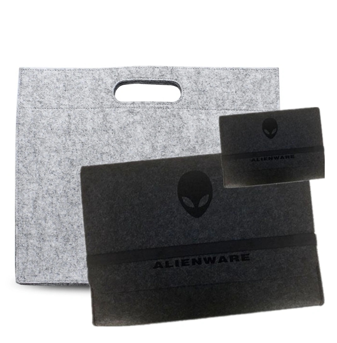 Felt Bag for Alienware M18 X15 M15 X17 R1 R2 M17 R4 Area-51M 15.6 17.3 18.4 inch Laptop Handbag Liner Sleeve Power Pack
