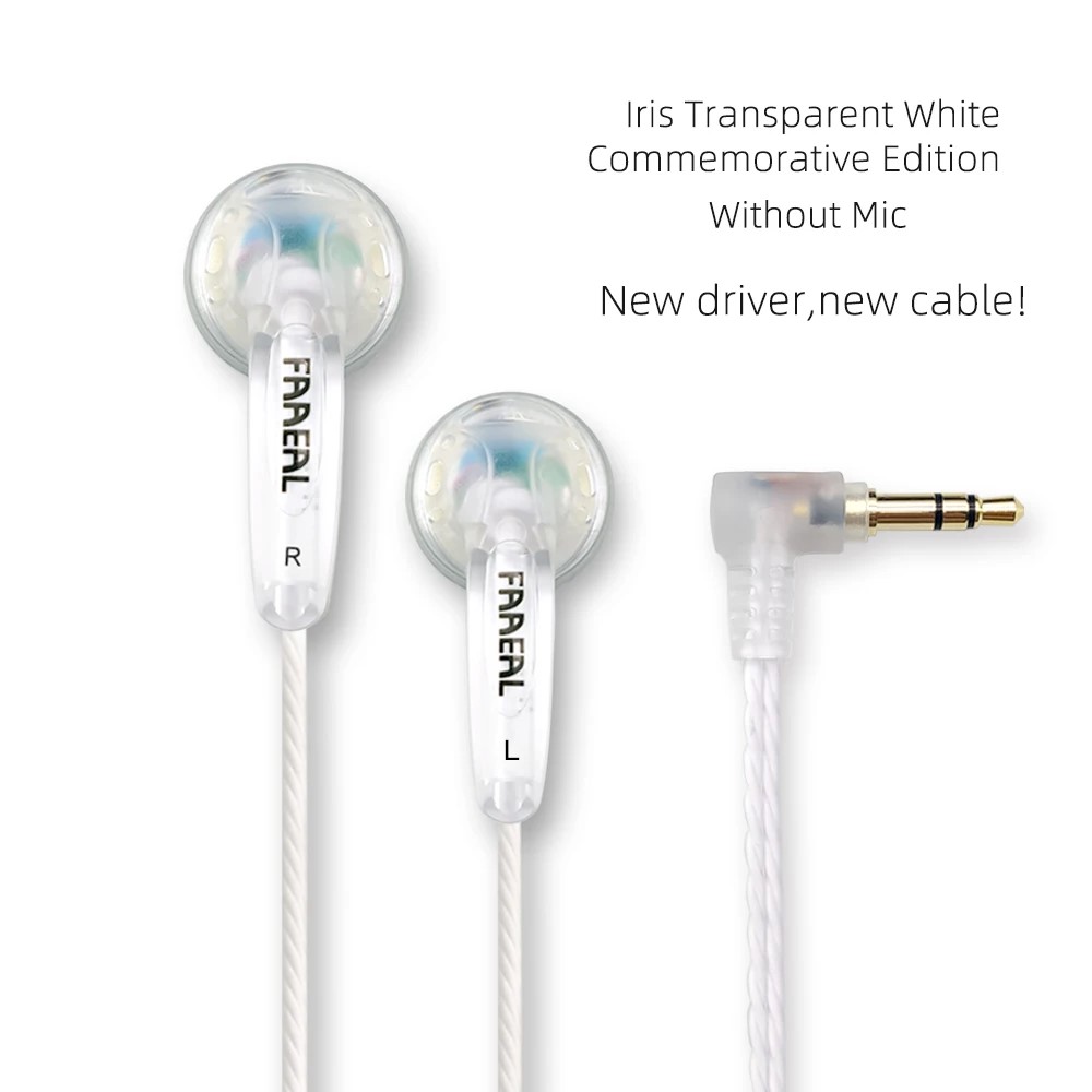 FAAEAL irys jasne wersja 32om w uchu płaskie słuchawki douszne HiFi gitara basowa jakość dźwięku słuchawki robić xiaomi/Huawei/iphone: nie Microphone