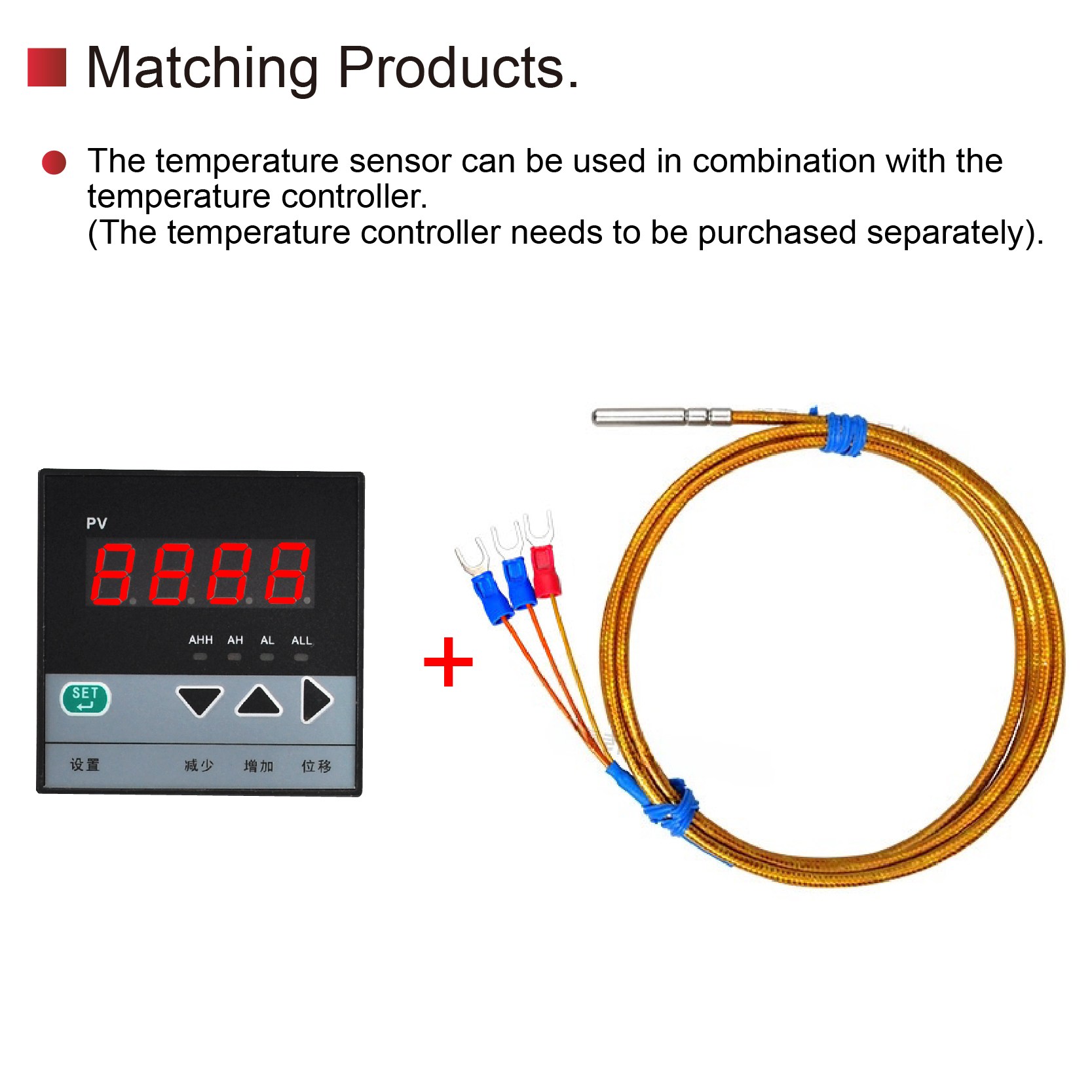 PT100 Temperature Sensor RTD Probe 350°C Platinum Resistance Waterproof High Temp Sensor Kapton Insulated Industrial Measuring