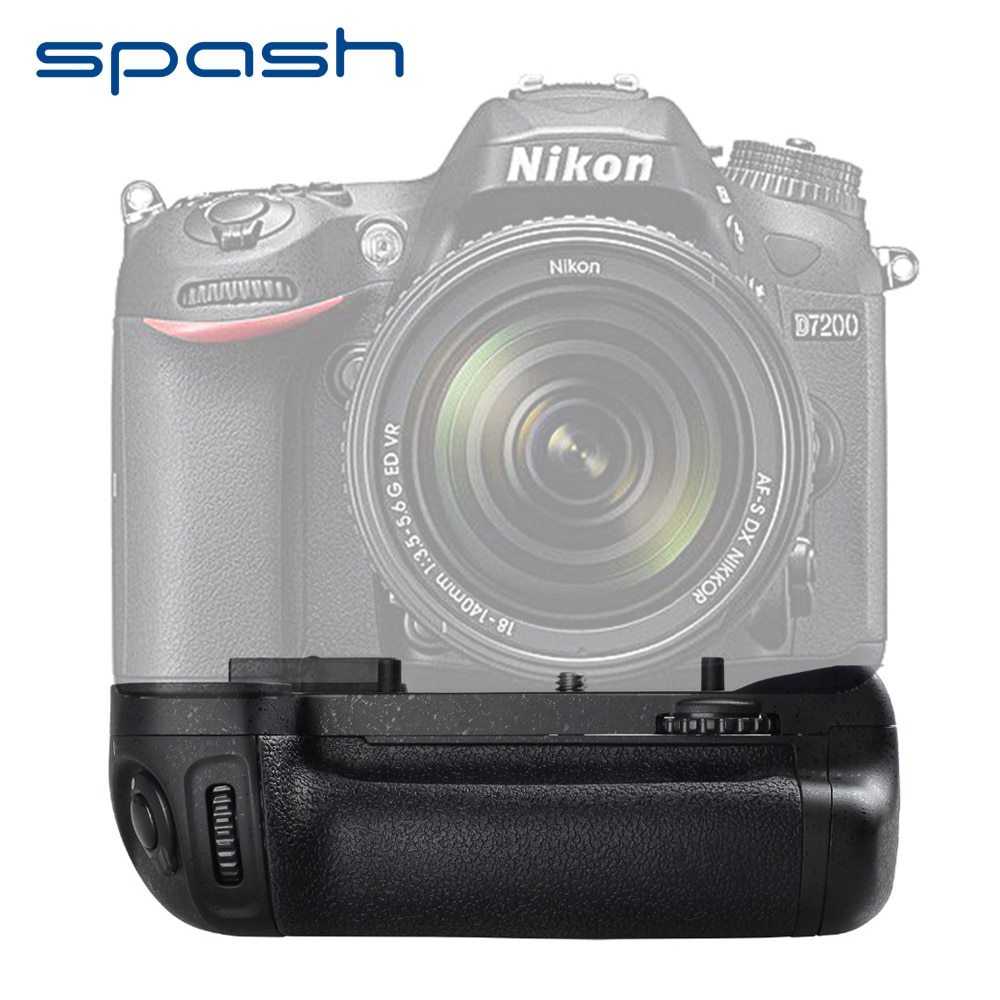 spash Multi-power Vertical Battery Grip for Nikon D7100 D7200 DSLR Camera Replacement MB-D15 Work with EN-EL15