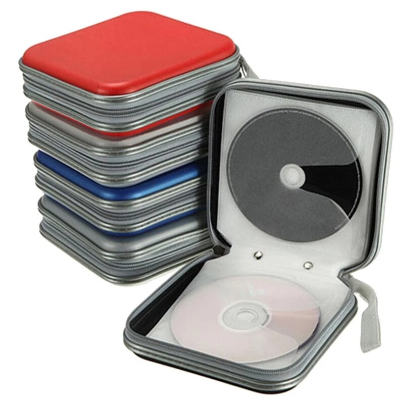 40 Disc C D DVD Wallet Holder Carry Case Organizer Carrying Bag Storage Box Multi-colors