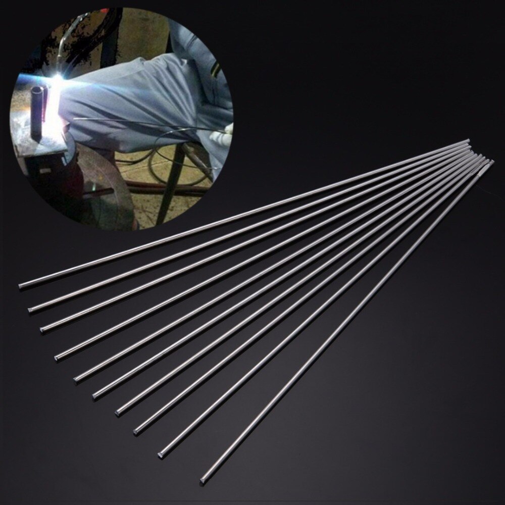 10 pièces baguettes de soudage en Aluminium basse température Tig soudure baguette de brasage 3.2mm x 330mm
