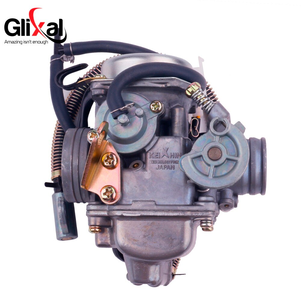 Keihin CVK Carburetor Carb with Electric Choke GY6 125cc 150cc Scooter Moped Buggy152QMI 157QMJ ATV Go-kart Engine (PD24J)