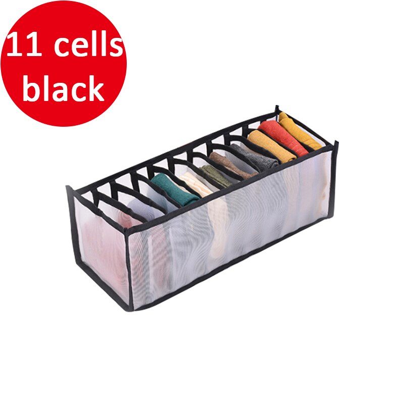 Gray Underwear Socks Storage Box Home Storage & Organization Suitable for Walk-in Closet Closet Organizer Underwear Storage Box: 15