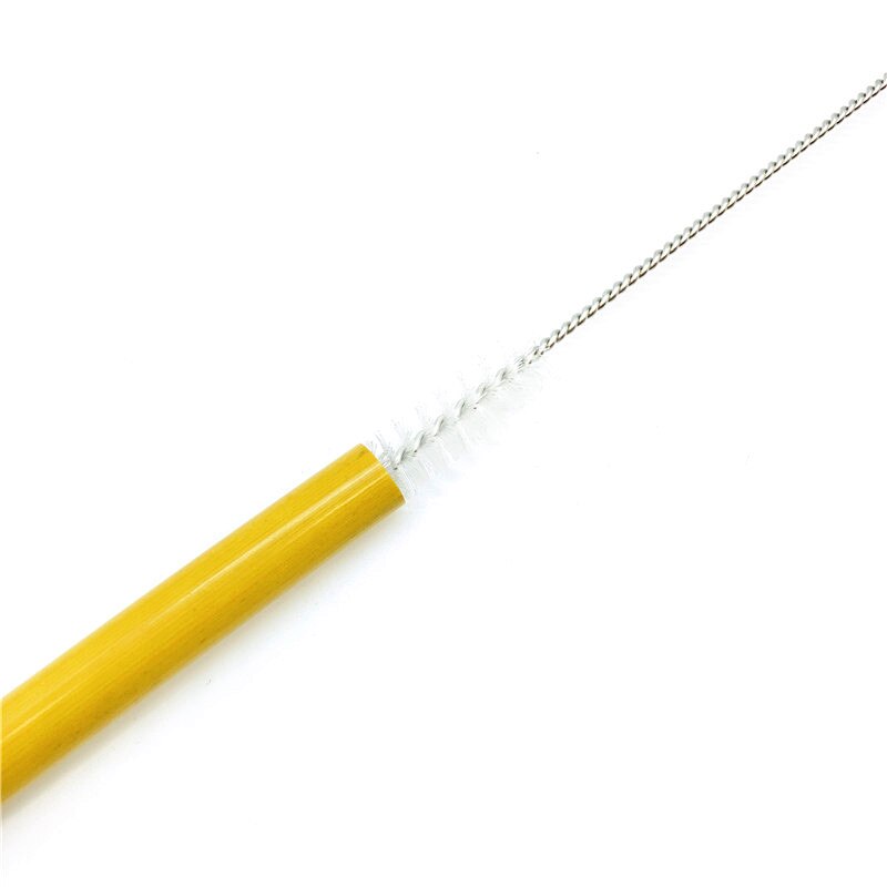 5Pcs Draagbare Herbruikbare Metalen Rietje Cleaner Brushs Set Reinigingsborstel Rvs Metalen Eco Vriendelijke Wasborstel