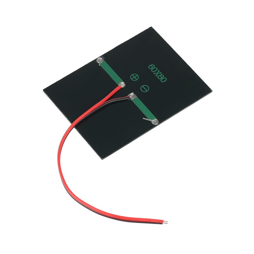 0.65W 1.5V Polycrystalline Silicon Solar Panel Solar Cell for DIY Power Charger 60*80mm