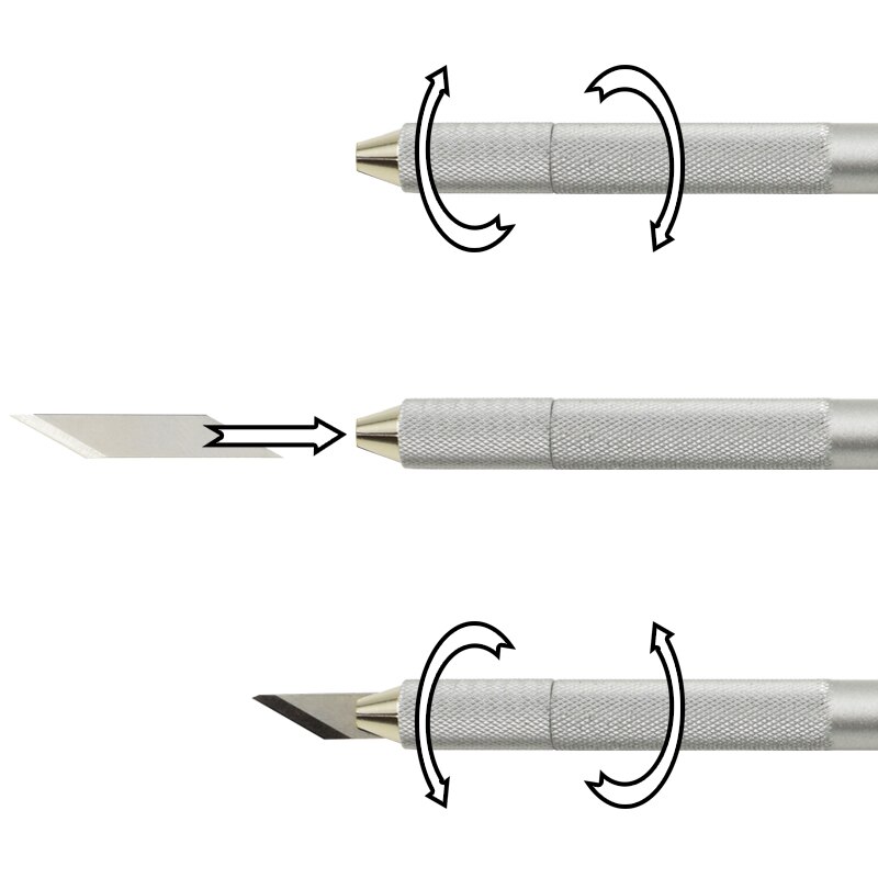Japan NT Cutter ultra-fine carving DS-800P pen knife 30 degree blade full metal material
