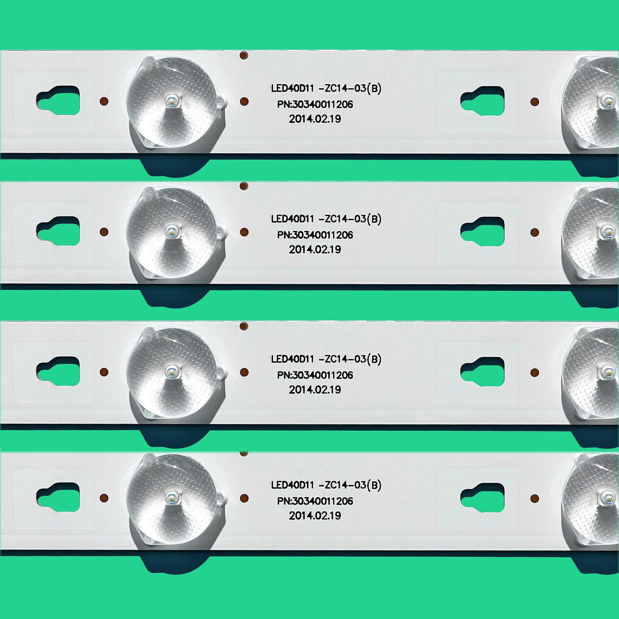 KIT 3 BARRES DE BANDE TV LED HAIER LED315D11-ZC14-01 LE32C800C