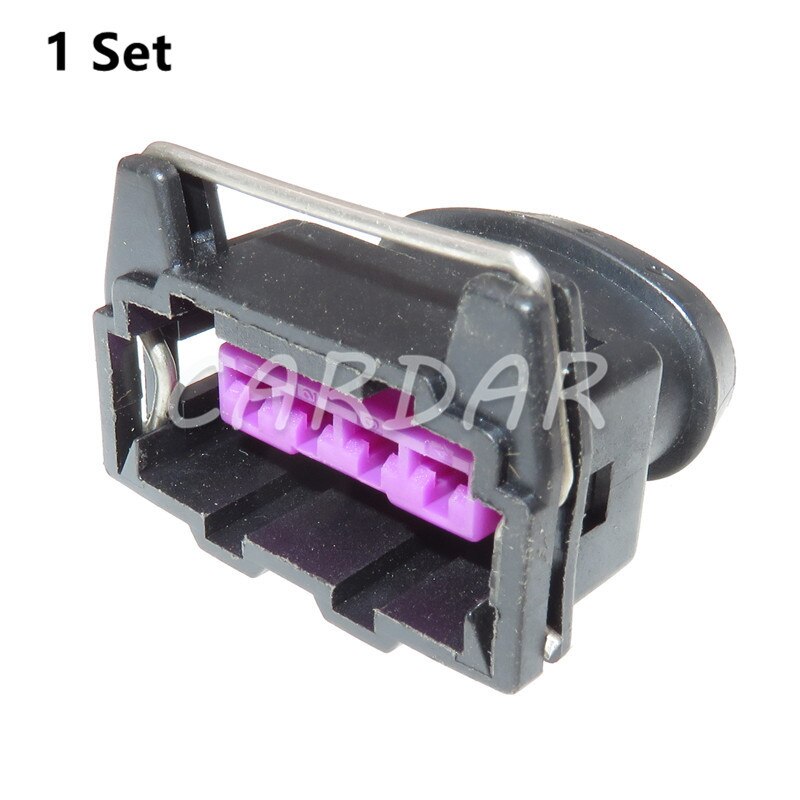 1 Set 4 Pin Electric Automotive Waterproof Connector With Terminals: Default Title