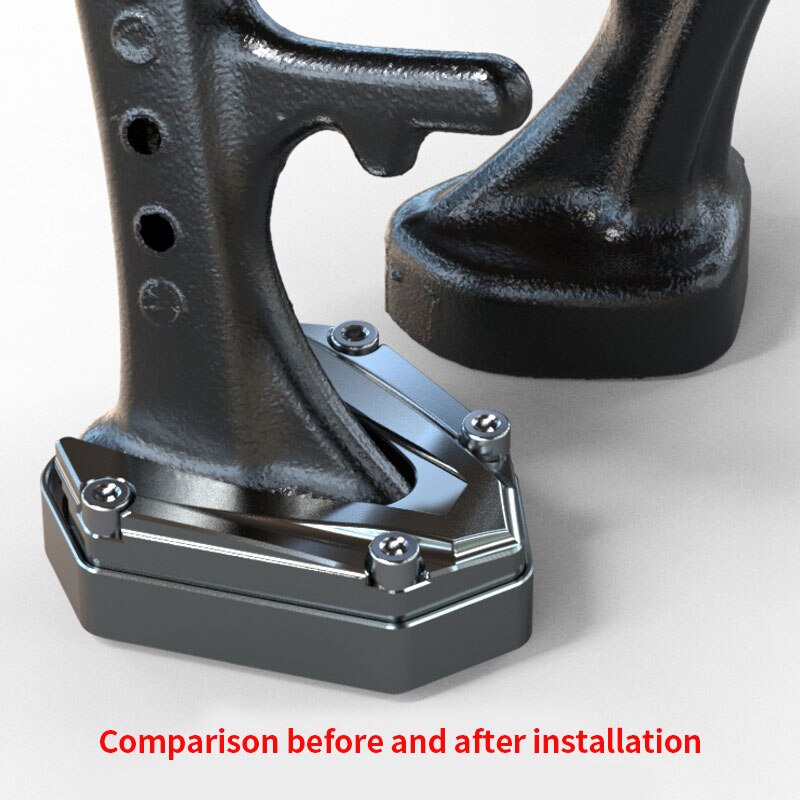 Voor Zontes ZT310-M Scooter Side Ondersteuning Pads Verhogen En Verbreden Antislip 310M Side Beugels Verhogen Voet Pads