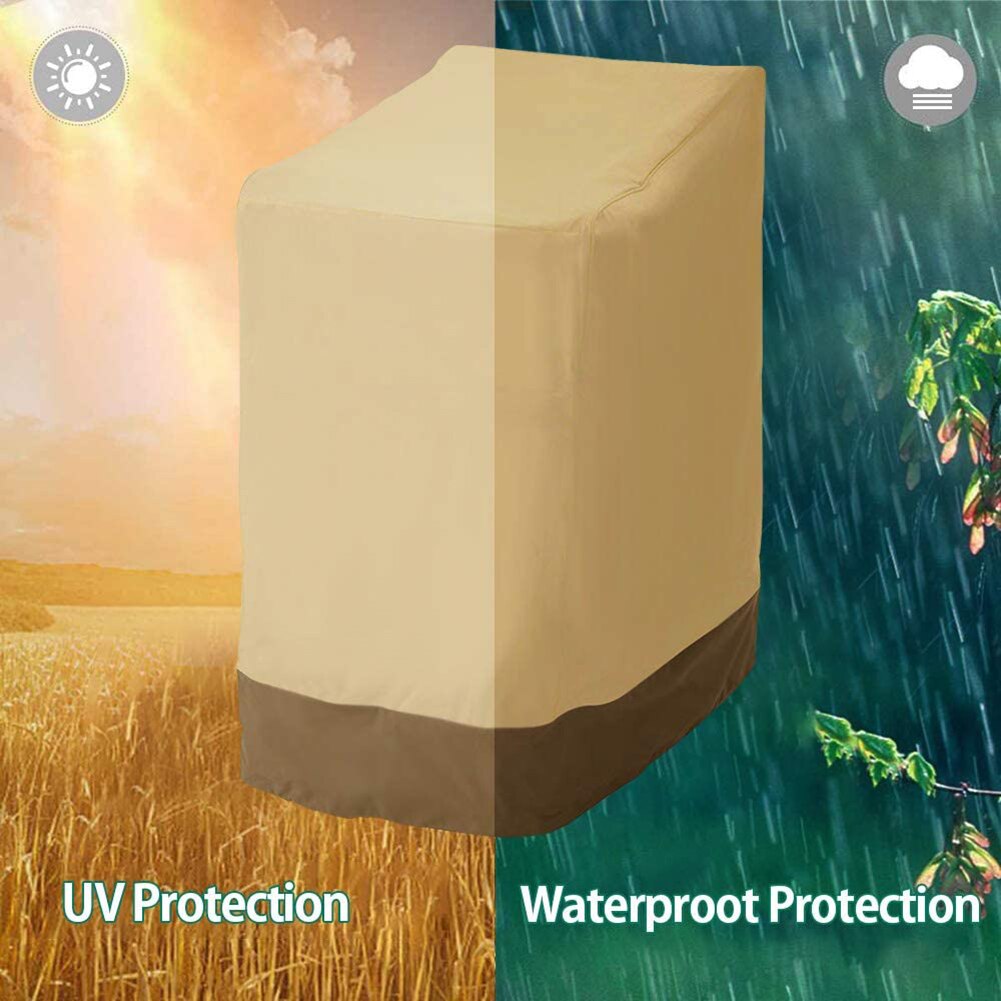 Stackable Lawn Chair Cover Waterproof Oxford Fabric Outdoor Chair Cover Armchair Cover Protect Garden Chair FAS6