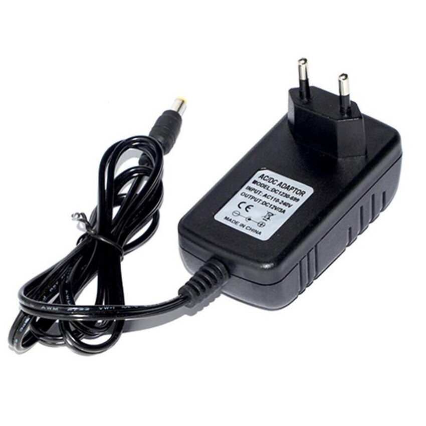 DC 12V 1A AC 100V-240V Power Adapter DC 5.5mm x 2.1mm for cctv camera DVR System