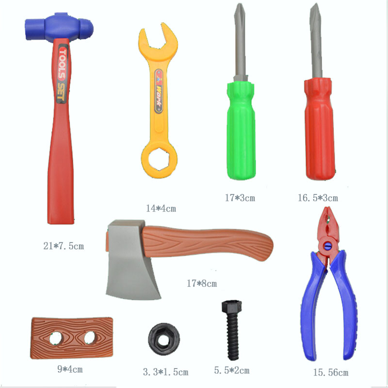 9 STÜCKE Engineering-Tools Kinder Spielzeug Reparatur Werkzeuge Spielzeug Pretend Spielhaus Spielzeug Early Learning Bildung Simulation Werkzeuge Spielzeug
