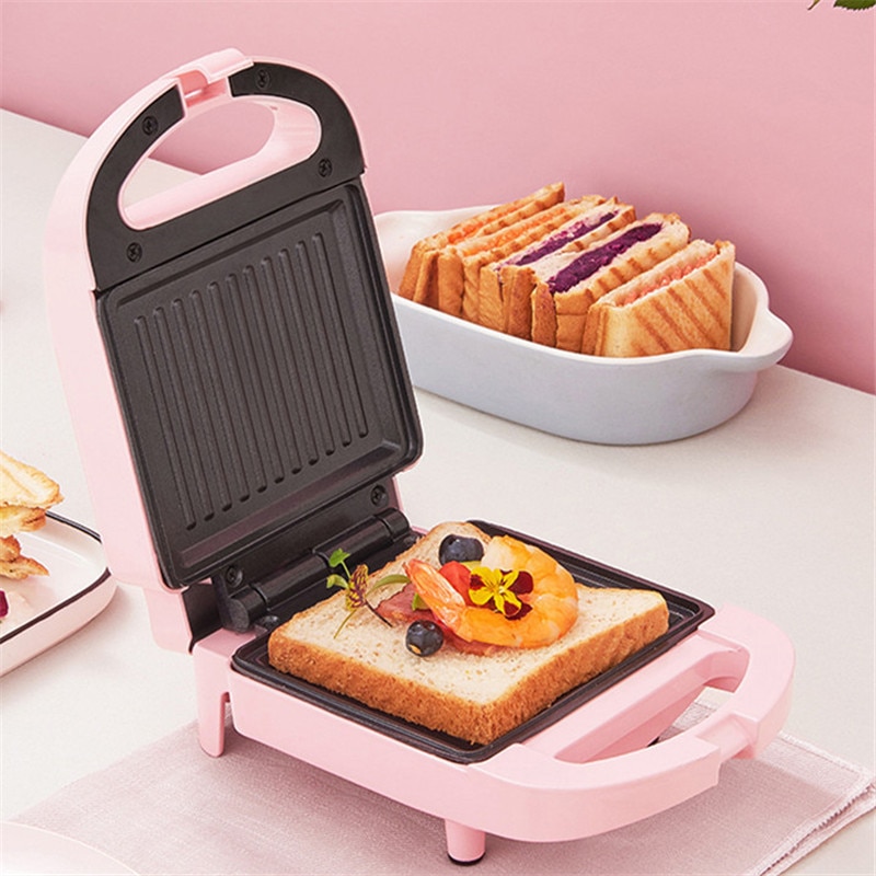 Wielofunkcyjny elektryczny opiekacz robić kanapek urządzenie śniadaniowe piec robić jajek i ciast sandalhera elektryczny Toster 650W