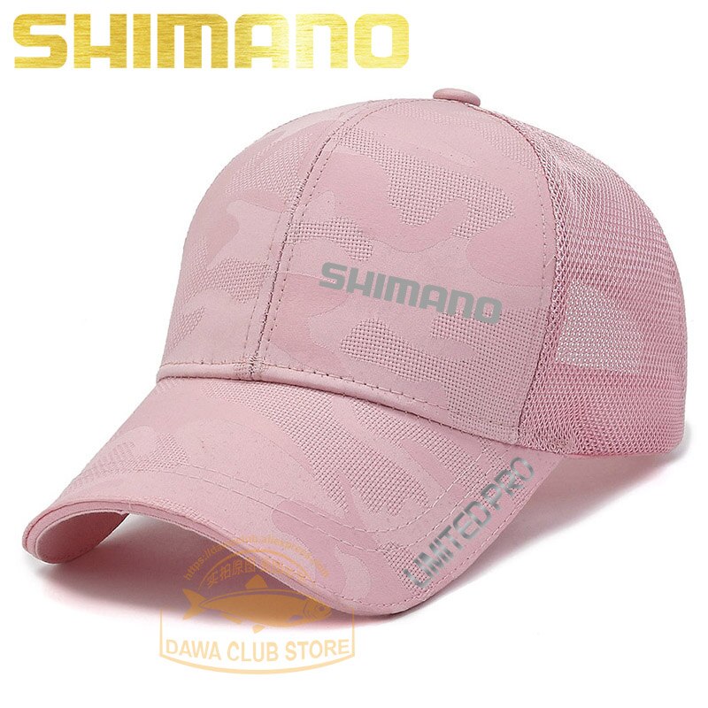 Summer SHIMANO fishing breathable baseball cap men and women spring and summer camouflage fishing cap riding mountaineering sun: 03