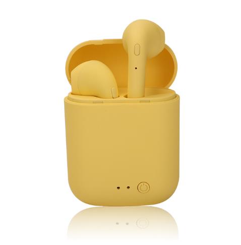 TWS Mini-2 Wireless Headphones Bluetooth 5.0 Earphone Gaming Headset Sport Earbuds Handsfree For Android iOS Xiaomi Smartphones: Yellow