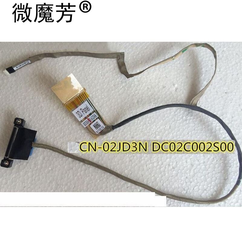 for Dell Alienware M17x R4 3D 40Pin 120Hz LCD Flex Cable 2JD3N 02JD3N DC02C002S00
