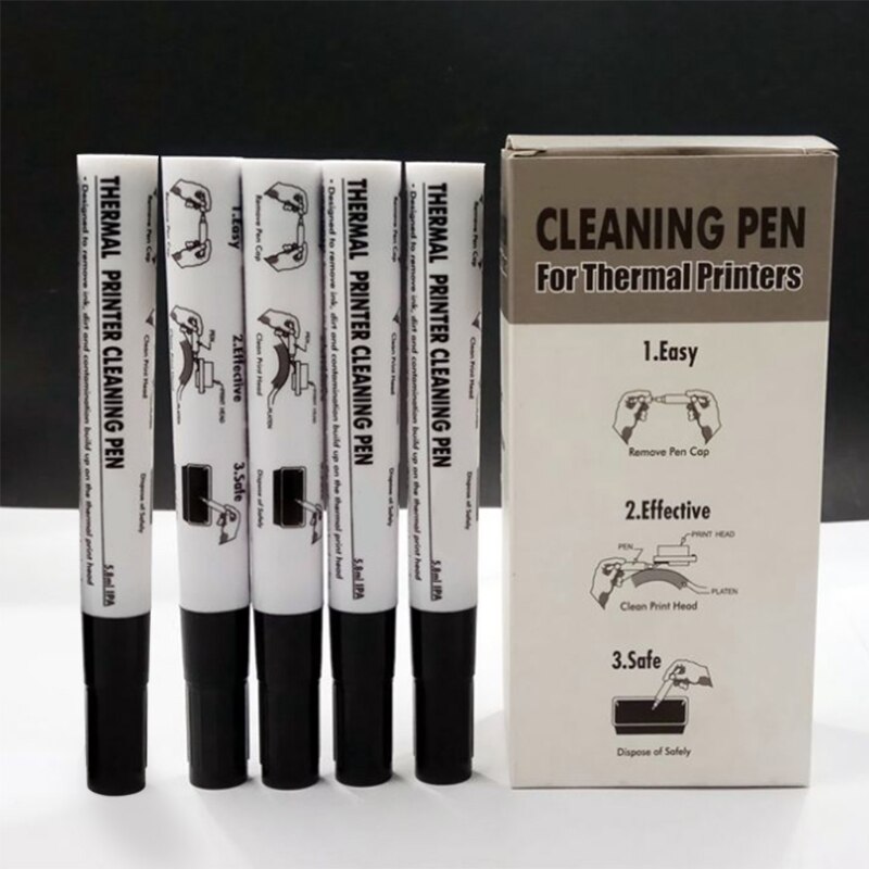 5 Handige Reparatie Pennen, Steriliseren Pennen, Printer Printkop Reinigen Pennen, Label Card Printers, thermische Printer Cleaning Pennen