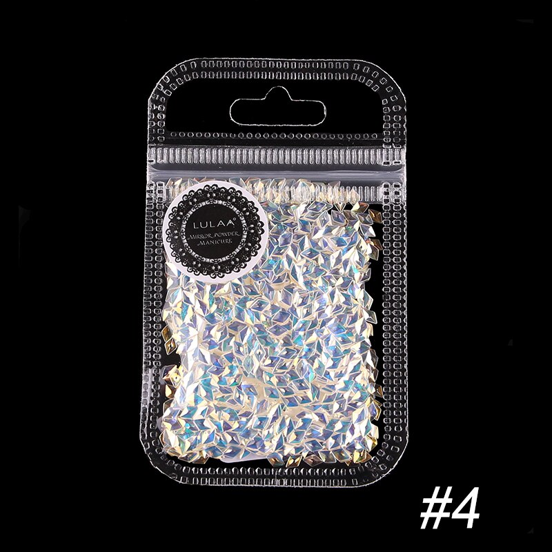 Ongles Strass pierres Strass Nail art décoration 3d ongles breloques manucure fournitures ongles décoration paillettes: 04