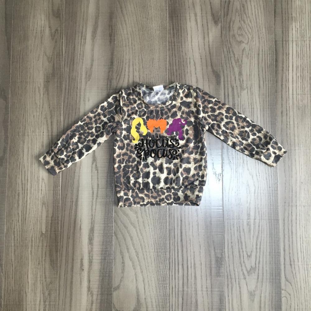 Girlymax Fall/Winter Halloween Baby Meisjes Mama & Me Raglans Boutique Katoen Top Shirts Kinderen Kleding Luipaard Zonnebloem: Y05-05-02 baby / 7