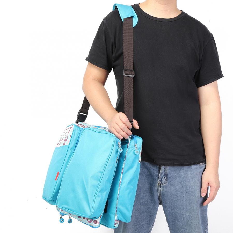 Insular-cama de viaje portátil para bebé, cunas plegables con mosquitera, bolsa de pañales de mamá, bolsas para lactantes multifunción