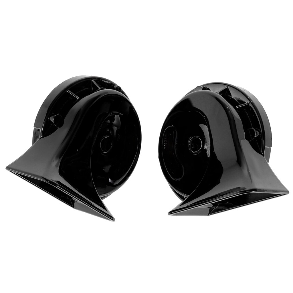 2 x 12V 115dB Snail Horn Universal Car Auto Vehicle High Bass Basin