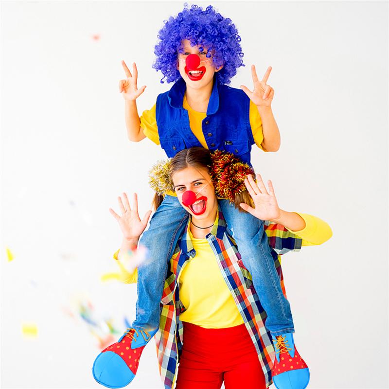 1 Paar Halloween Clown Schoen Covers Clown Laarzen Halloween Kostuum Accessoires