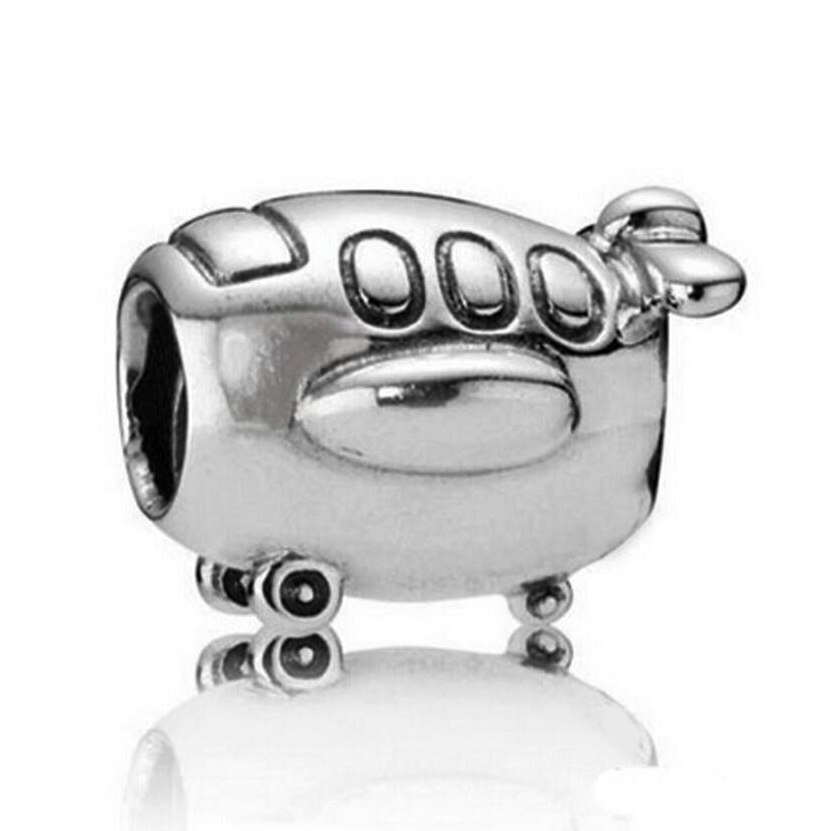 Camera Aeroplane Christmas Train Adventure Travel Bag Suitcase Charm 925 Sterling Silver Beads Fit Bracelet DIY Jewelry: P-D-132