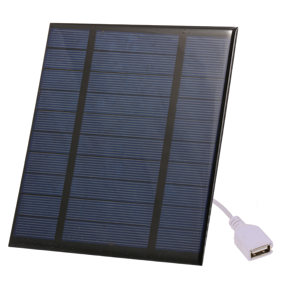 Portable Solar Charger With USB Port Compact Solar Panel Phone Charger For Camping Hiking Travel Fast-charging Solar Charger