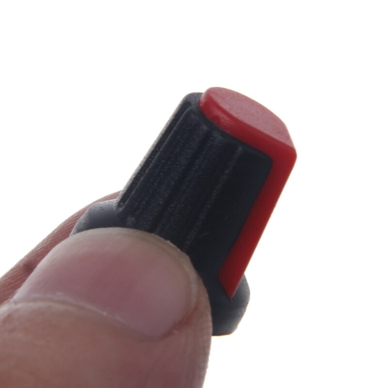 Bouchon de bouton rotatif de contrôle d'arbre de potentiomètre de 10 pièces 15mm x 17mm