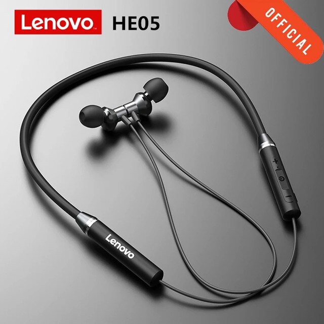 Lenovo XG01 Gaming Wireless Headphone TWS Bluetooth Earphone Game Headset 9D HiFi Stereo Earbud Noise Reduction with Mic Headset: HE05