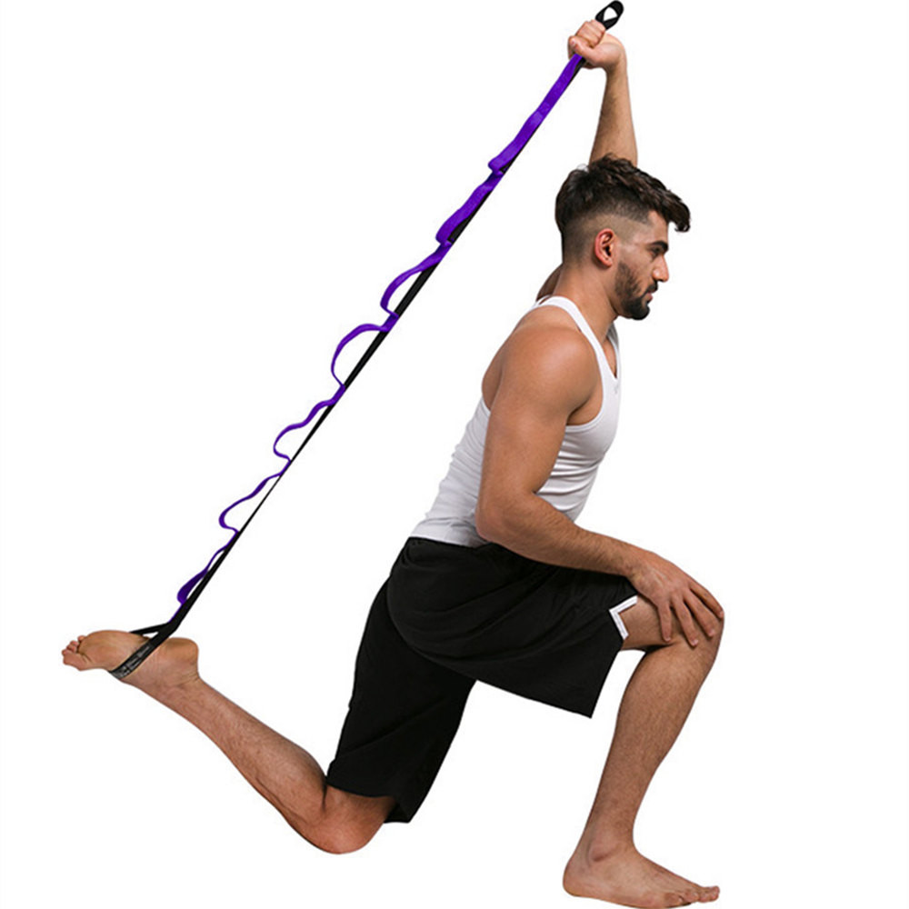 Gym band voor vrouwen mannen Yoga Stretch Out Yoga Band Met 2 M Flexibele Loops Pilates Workouts