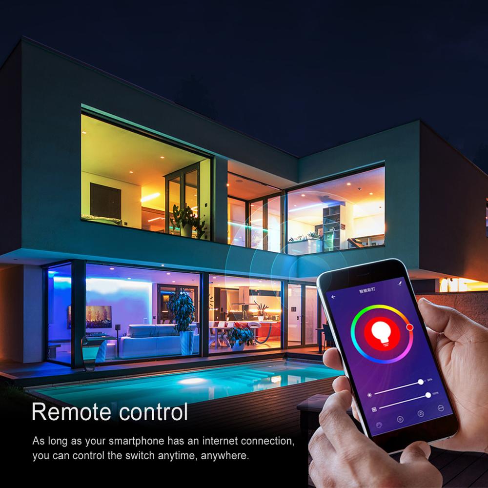 Tuya Smart Life App WIFI RGB contrôleur LED bande lumière Contoller 5V 12V télécommande commande vocale travail avec Alexa Echo Google home