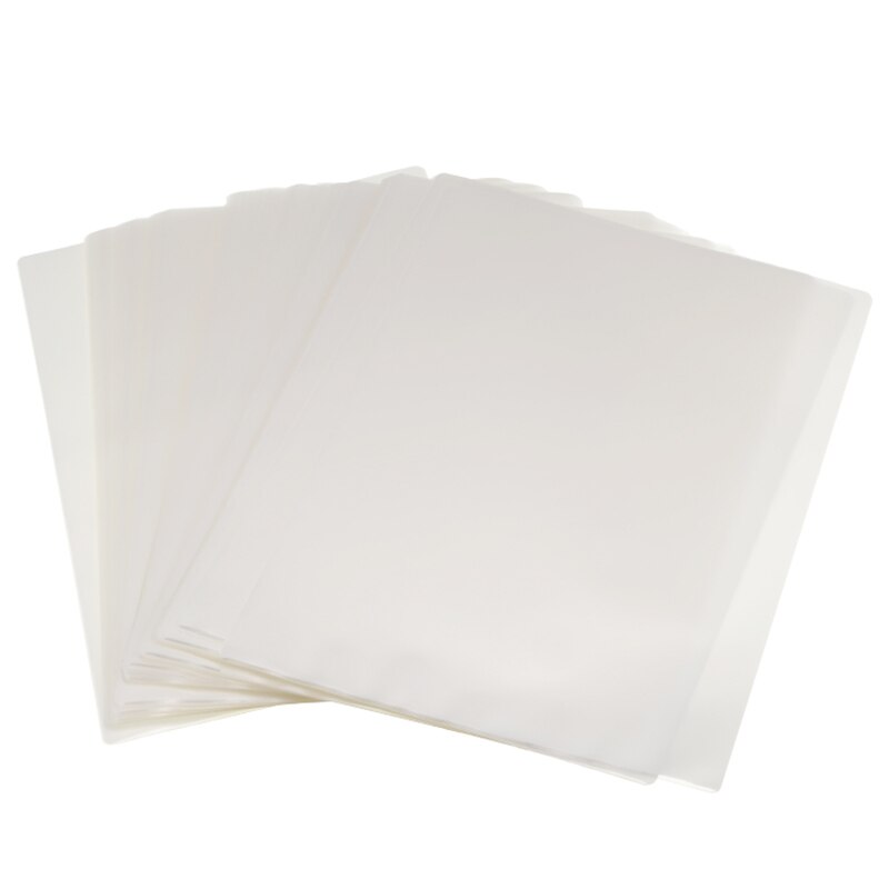 Película de laminación de 100 Uds., lámina transparente para plastificar archivos de fotos, película protectora de imagen de tarjeta, 3 pulgadas, 7C / 8 pulgadas, 6C sobre película de plástico