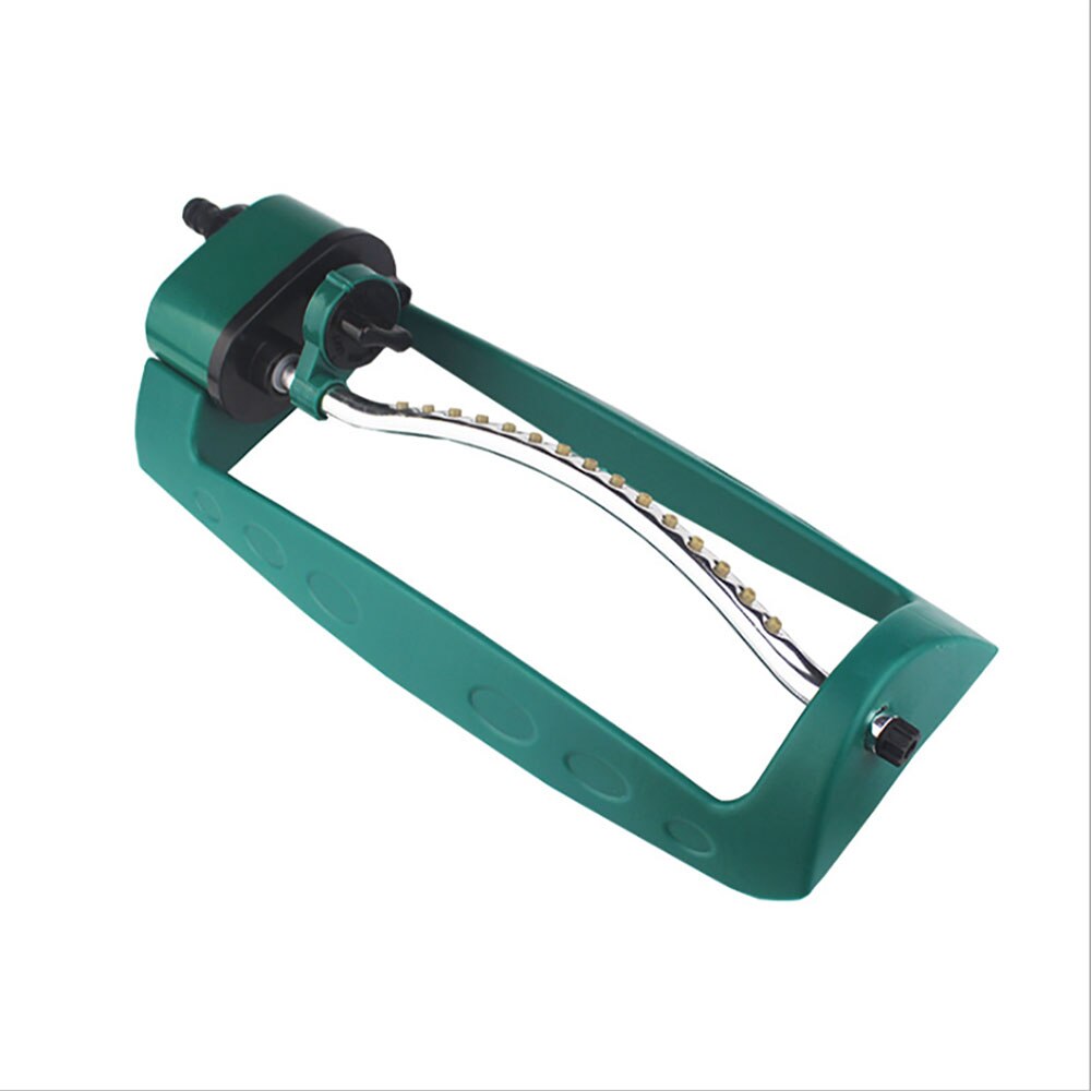 Oscillating Sprinkler 15 Holes Water Sprinkler Swing Automatic Rotary Sprayer Adjustable Angle Irrigation Watering Nozzle Garden