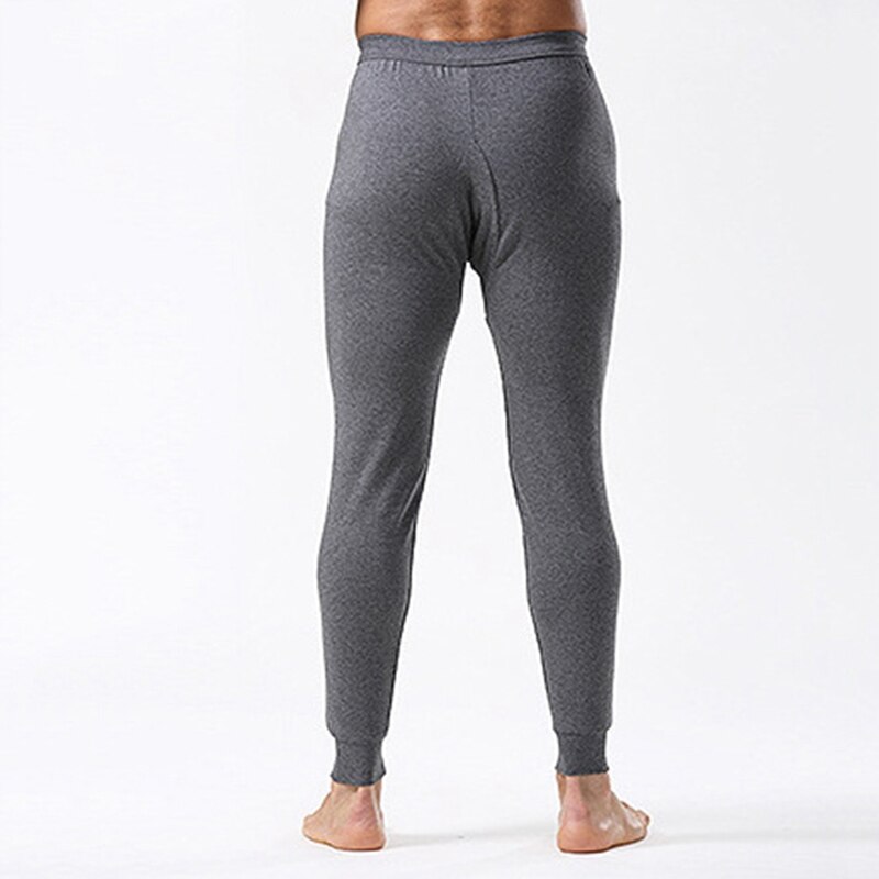 Termisk undertøy til menn lange underbukser løst termobukse undertøy menn Plus størrelse varme menn leggings lange bukser