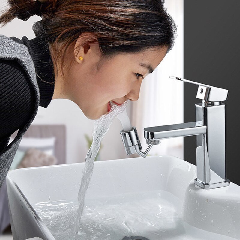 Kitchen Gadgets 720°Rotatable Bubbler High Pressure Faucet Extender Water Saving Bathroom Kitchen Tap Extender Adapter