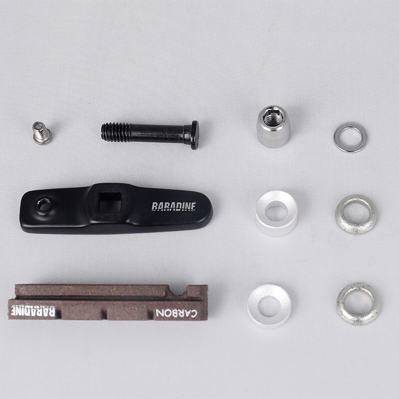 Baradine 1 Pair Bike Brake Cork Pads for Carbon Rims Bicycles Linear Pull Brakes MTB Road Carbon Wheelset Threaded Braking Set